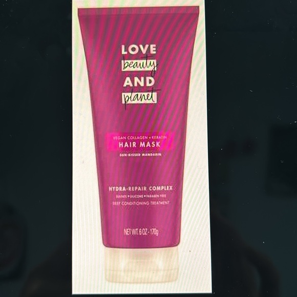 NWT Set of 2 Love Beauty and Planet Hair Masks in Mandarin and Coconut Water - Picture 6 of 8